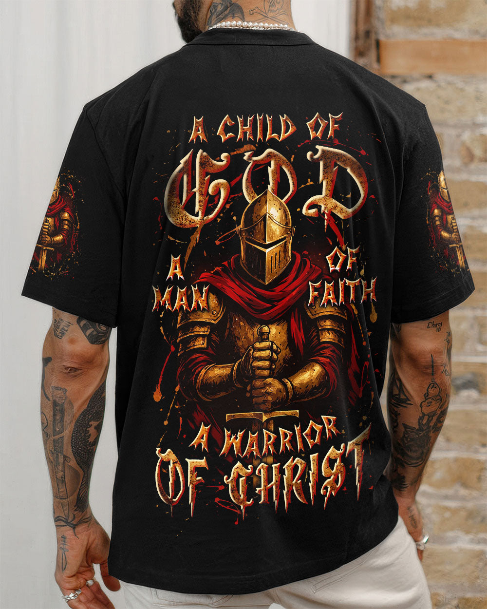 A Warrior Of Christ Men's All Over Print Shirt - Trunx146794