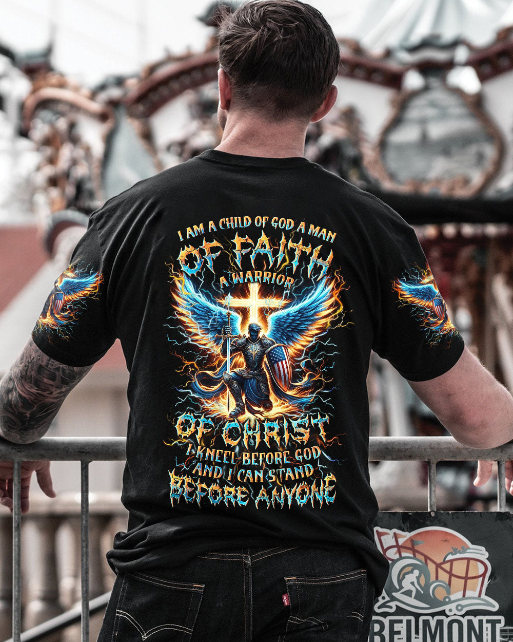 I Am A Child Of God A Man Of Faith Men's All Over Print Shirt - Trunx561277