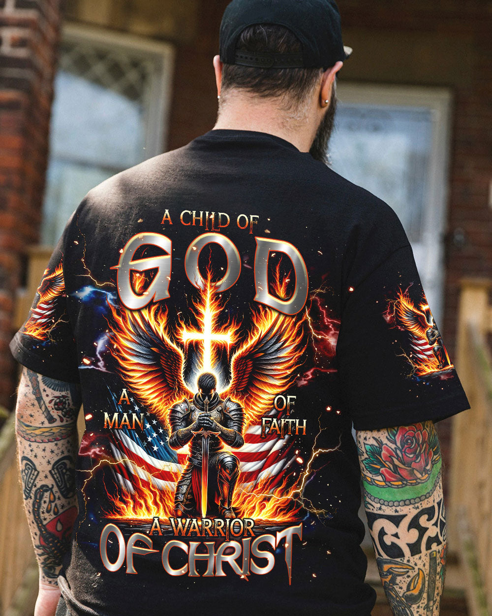 A Warrior Of Christ Men's All Over Print Shirt - Trunx958373