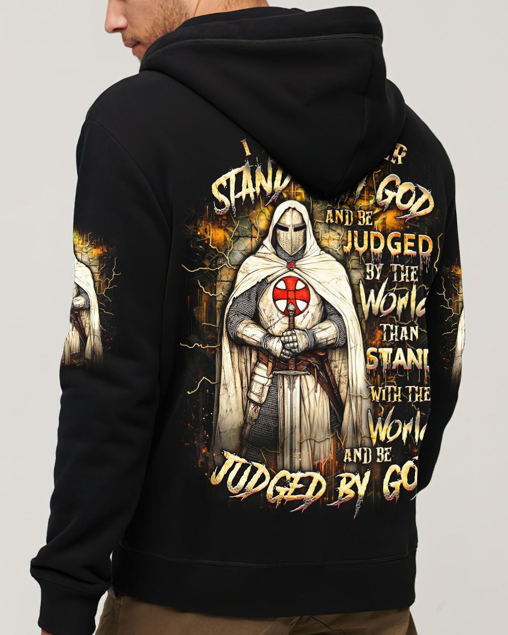I Would Rather Stand With God Men's All Over Print Shirt - Trunx414429