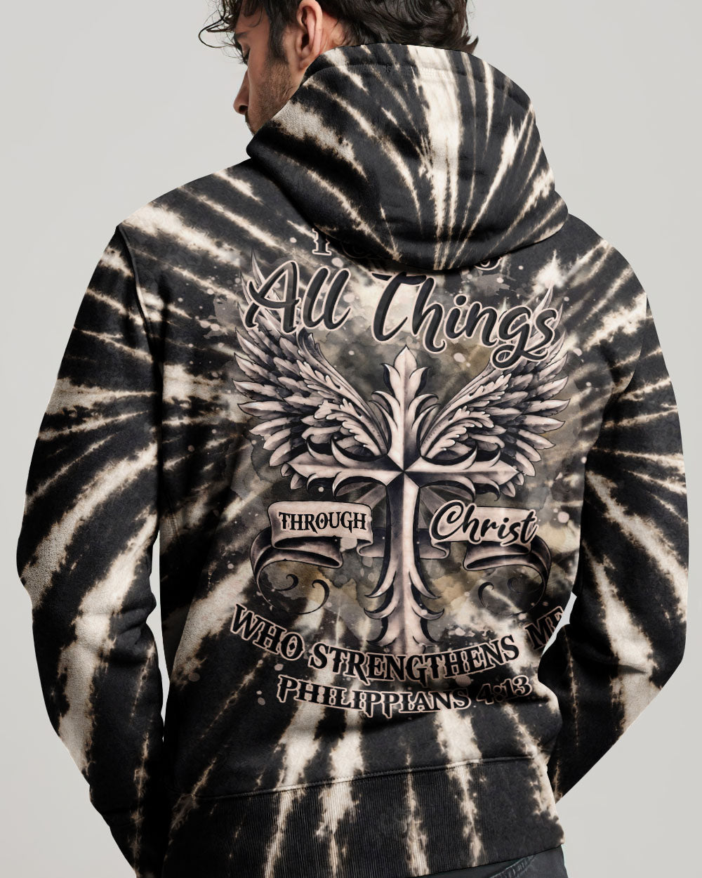 I Can Do All Things Through Christ  Cross Wings Men's All Over Print - Trunx152348