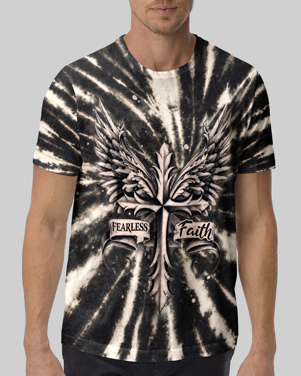 I Can Do All Things Through Christ  Cross Wings Men's All Over Print - Trunx152348