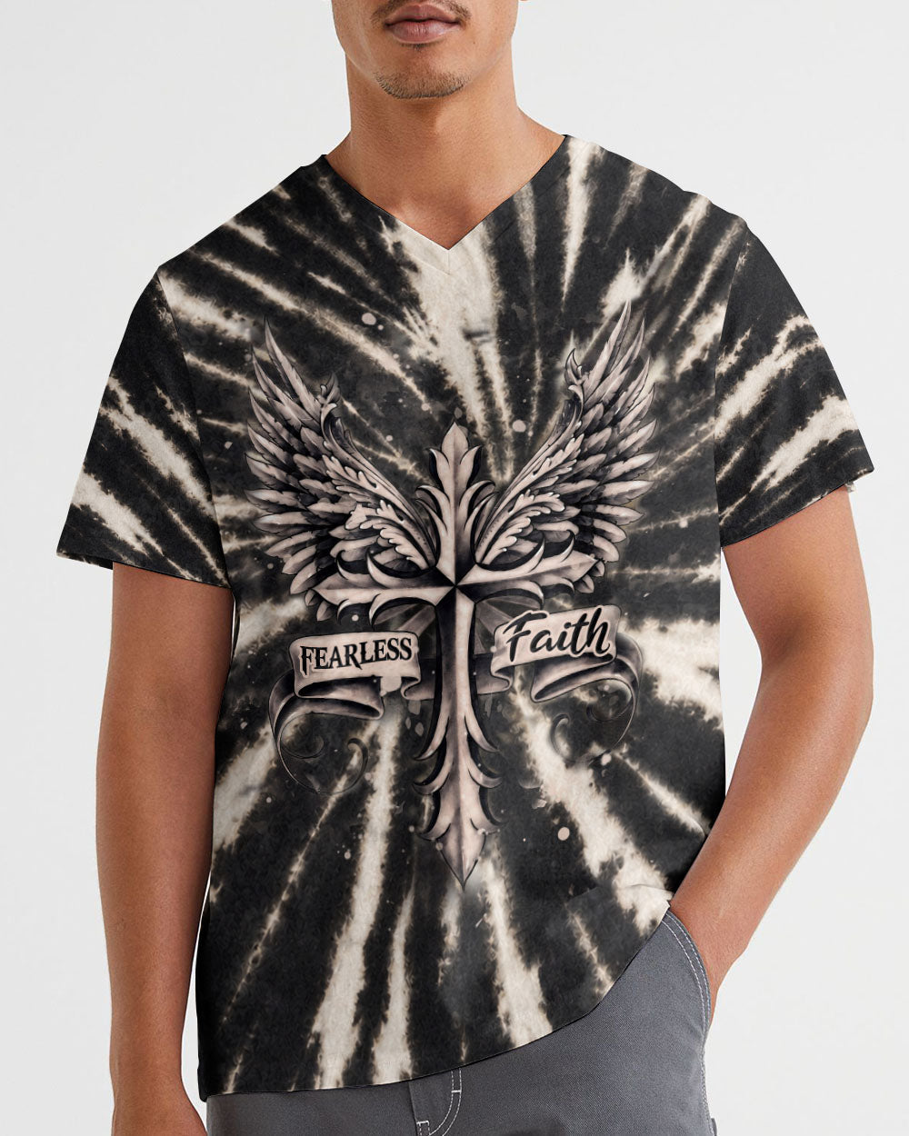 I Can Do All Things Through Christ  Cross Wings Men's All Over Print - Trunx152348