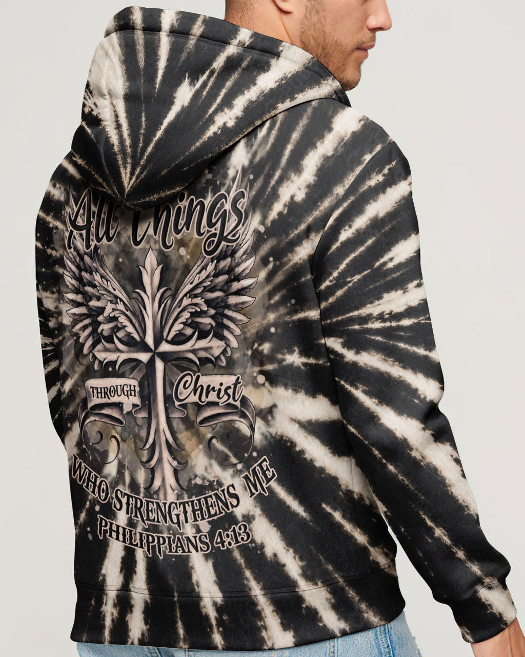 I Can Do All Things Through Christ  Cross Wings Men's All Over Print - Trunx152348