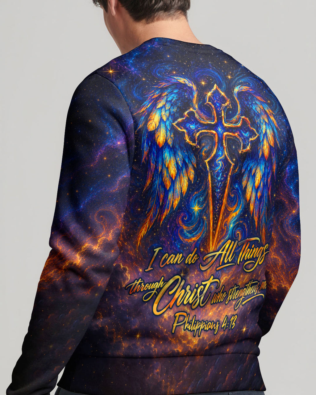 I Can Do All Things Through Christ  Cross Wings Men's All Over Print - Trunx995387