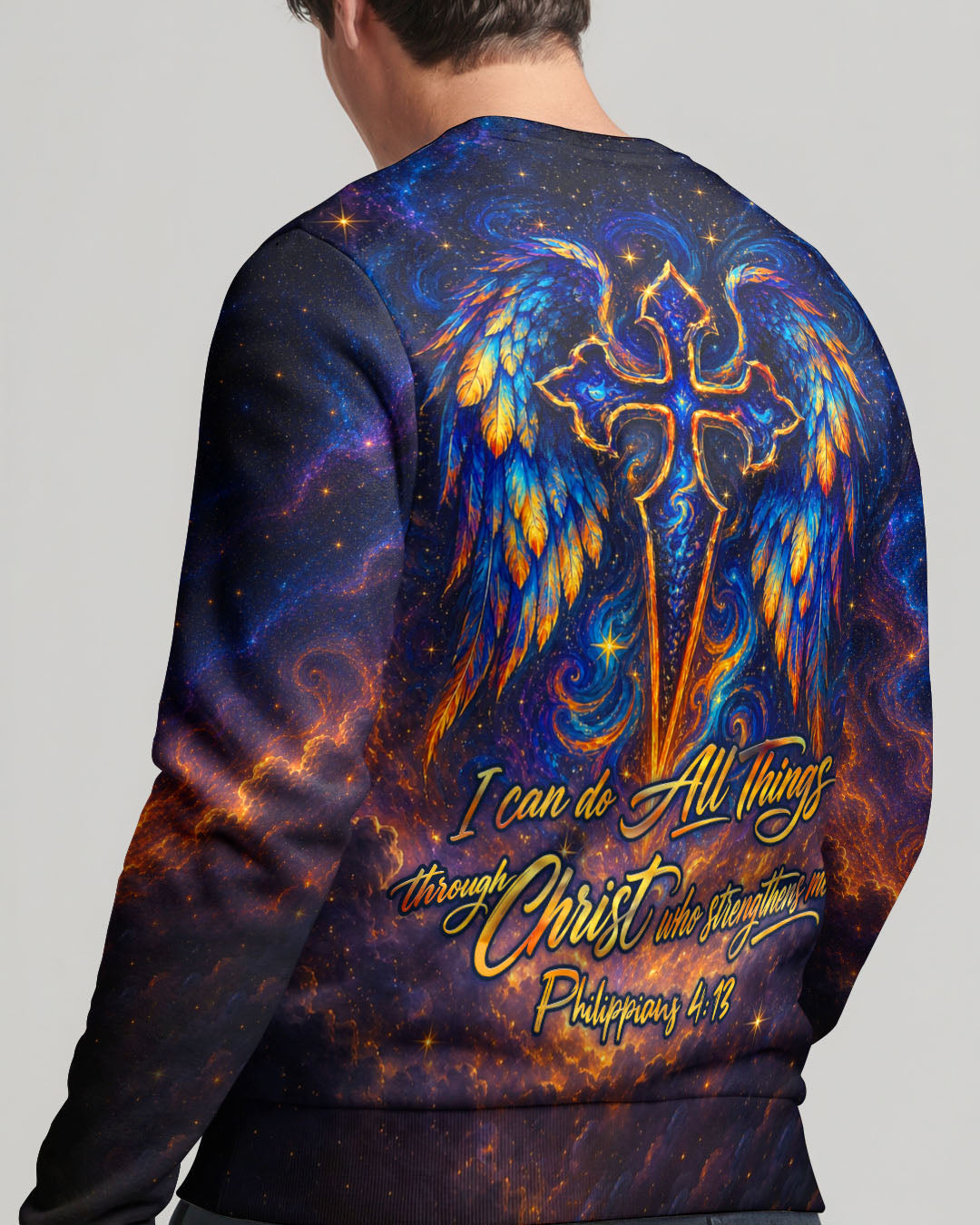 I Can Do All Things Through Christ  Cross Wings Men's All Over Print - Trunx995387