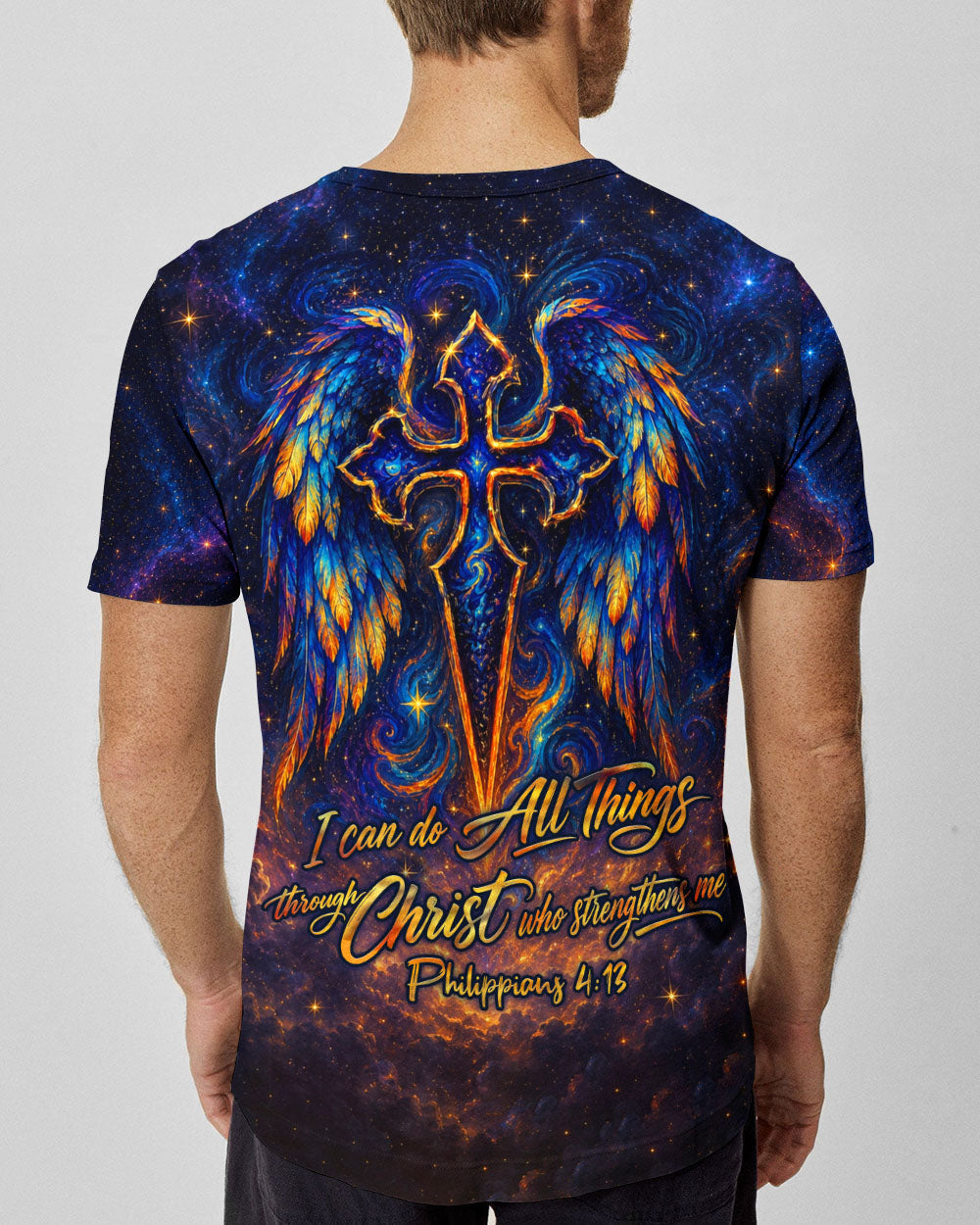 I Can Do All Things Through Christ  Cross Wings Men's All Over Print - Trunx995387