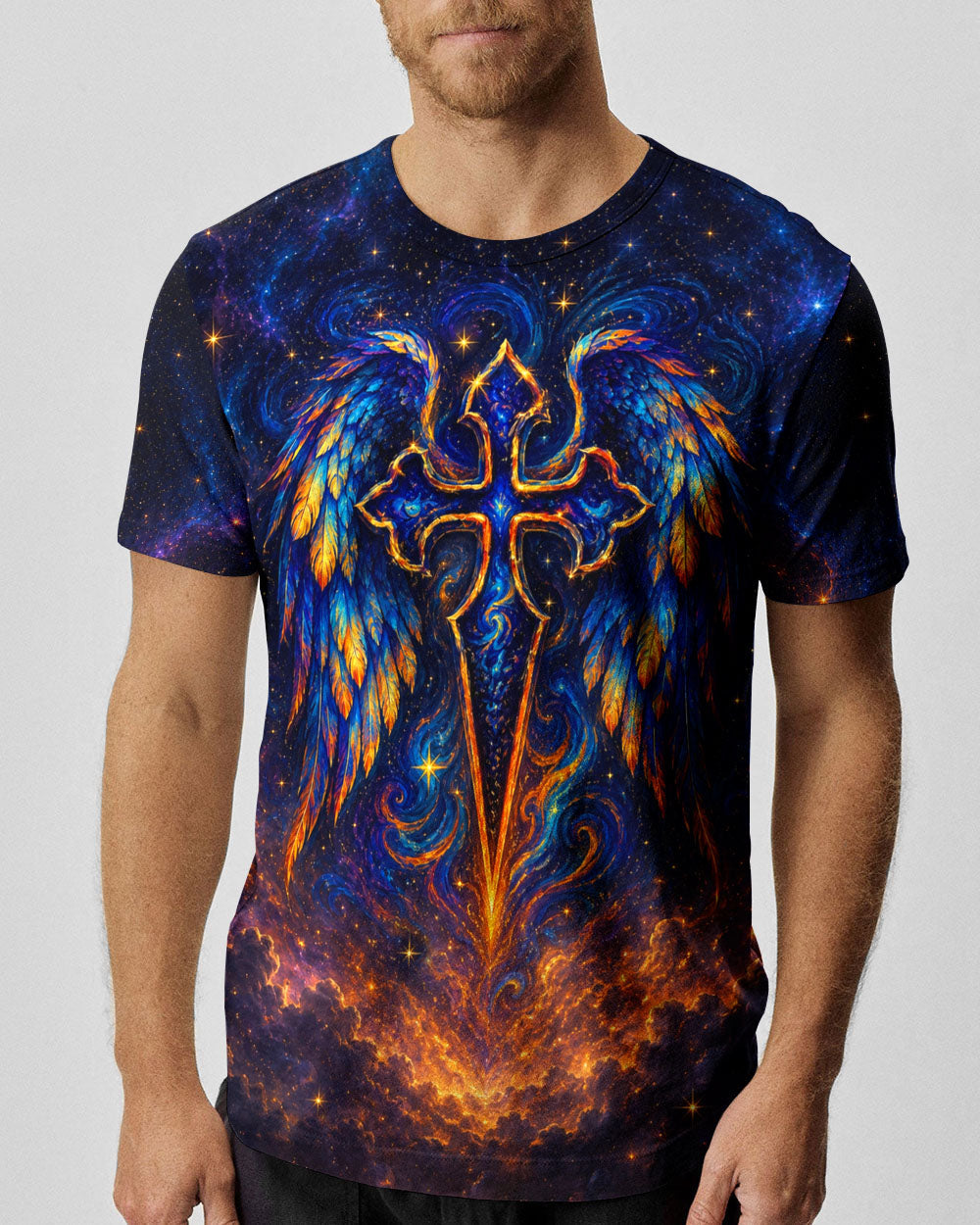 I Can Do All Things Through Christ  Cross Wings Men's All Over Print - Trunx995387