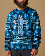 Faith Cross Burst Men's All Over Print Shirt - Trunx259716