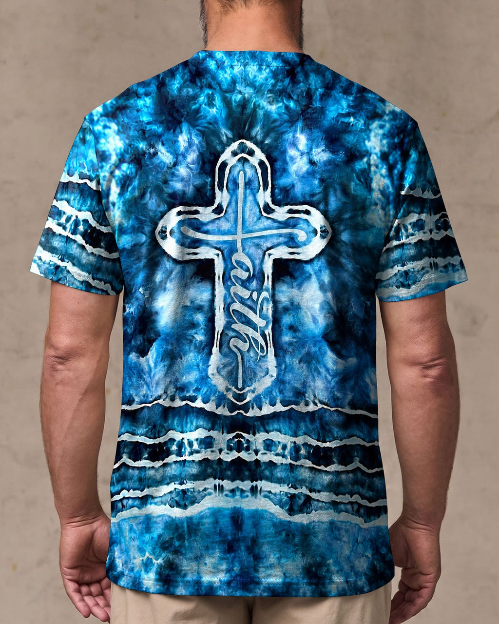 Faith Cross Burst Men's All Over Print Shirt - Trunx259716