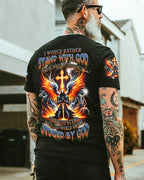 I Would Rather Stand With God Warrior Men's All Over Print Shirt - Trunx761629