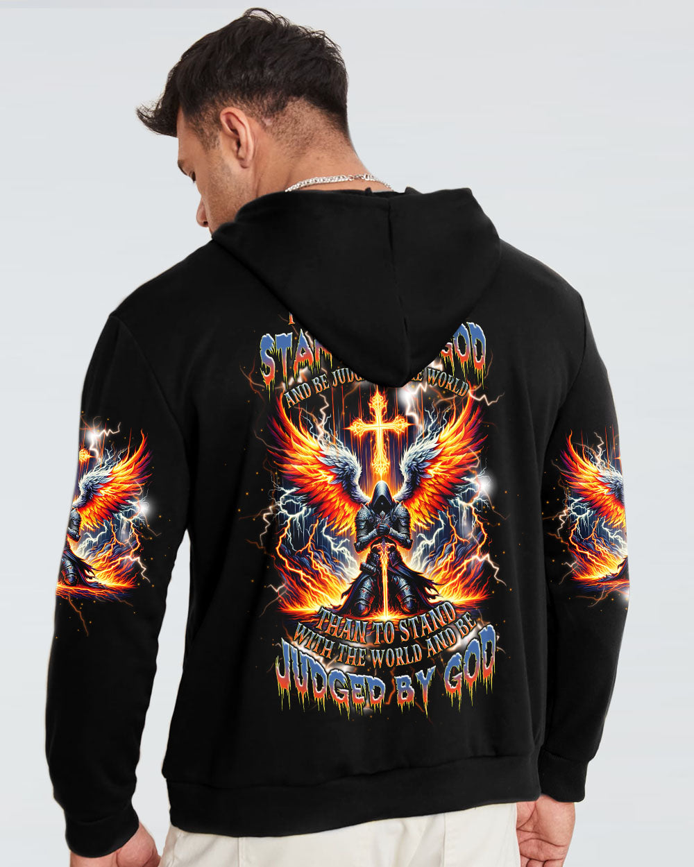 I Would Rather Stand With God Warrior Men's All Over Print Shirt - Trunx761629