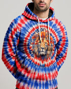 I Will Fear No Evil Lion Cross  Swirl  Men's All Over Print Shirt - Trunx598332