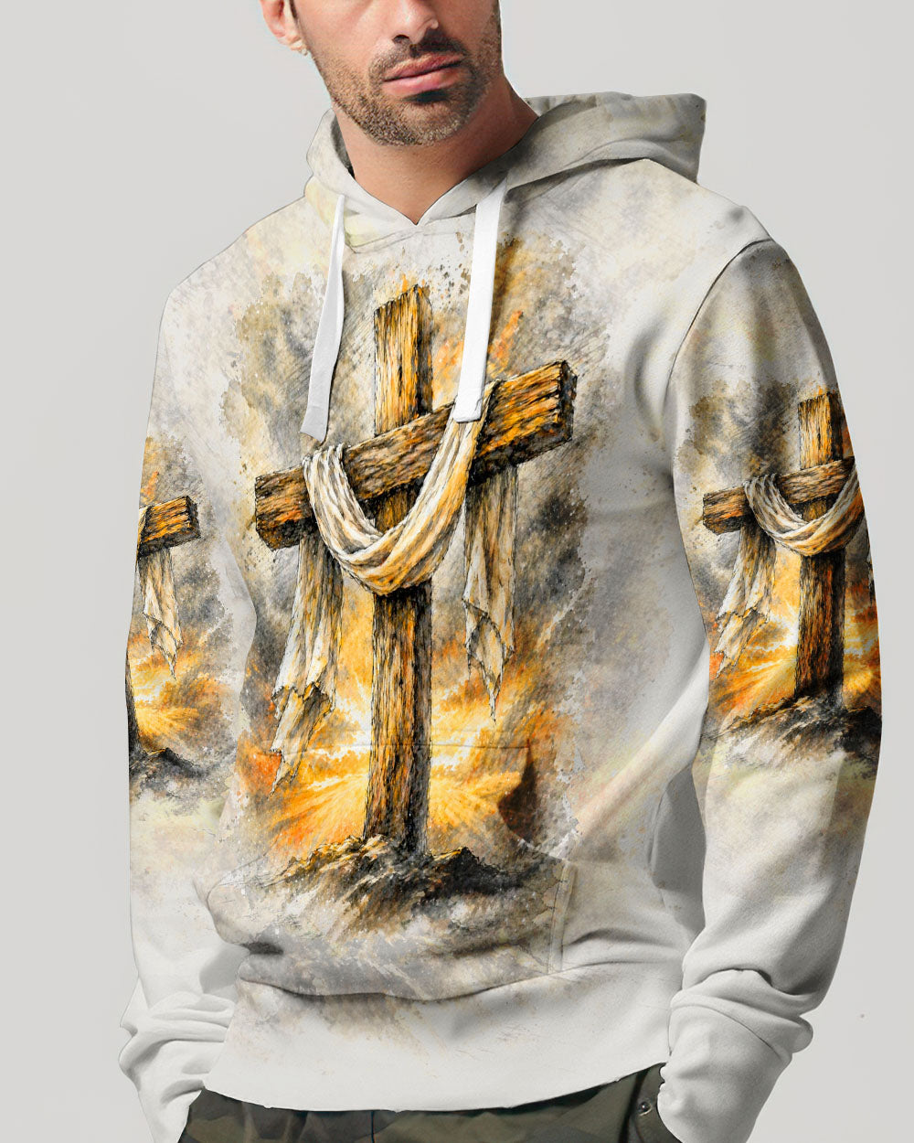 I Can Do All Things Through Christ Lion Cross Men's All Over Print - Trunx057763