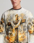 I Can Do All Things Through Christ Lion Cross Men's All Over Print - Trunx057763
