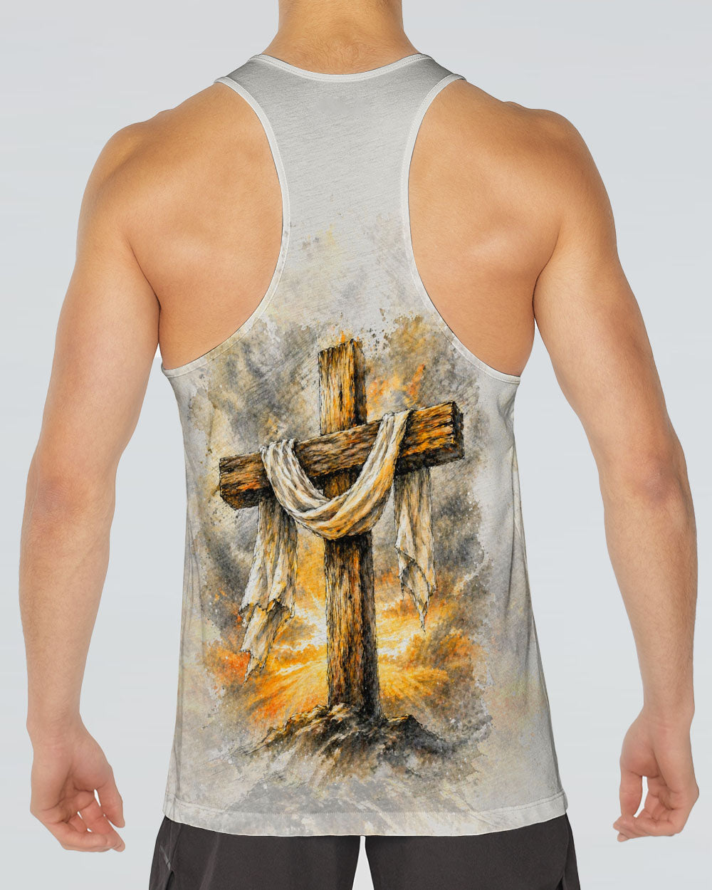 I Can Do All Things Through Christ Lion Cross Men's All Over Print - Trunx057763