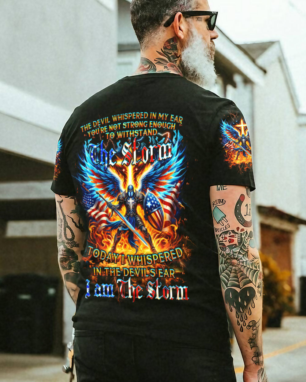 I Am The Storm Men's All Over Print Shirt - Trunx971627