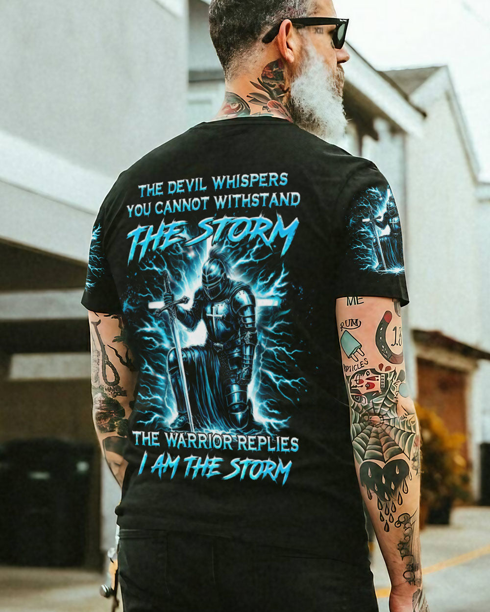 I Am The Storm Warrior Men's All Over Print Shirt - Trunx252700
