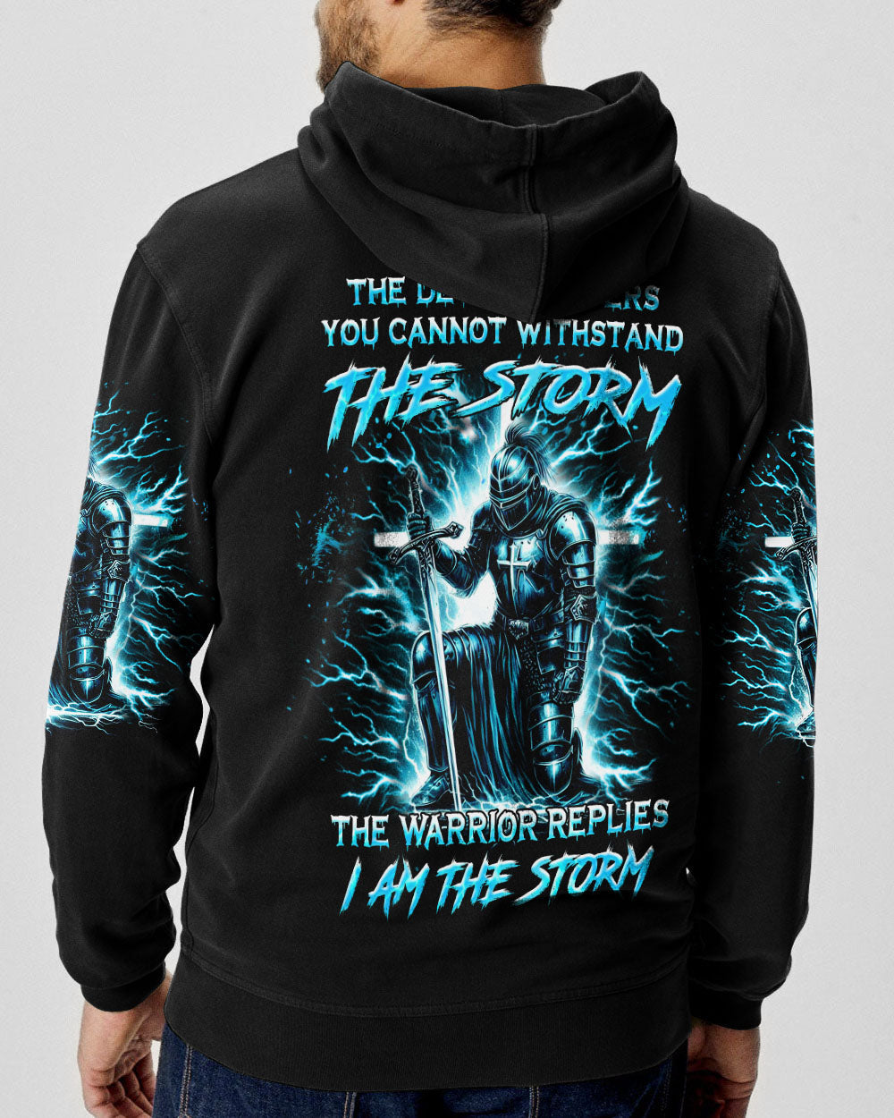 I Am The Storm Warrior Men's All Over Print Shirt - Trunx252700