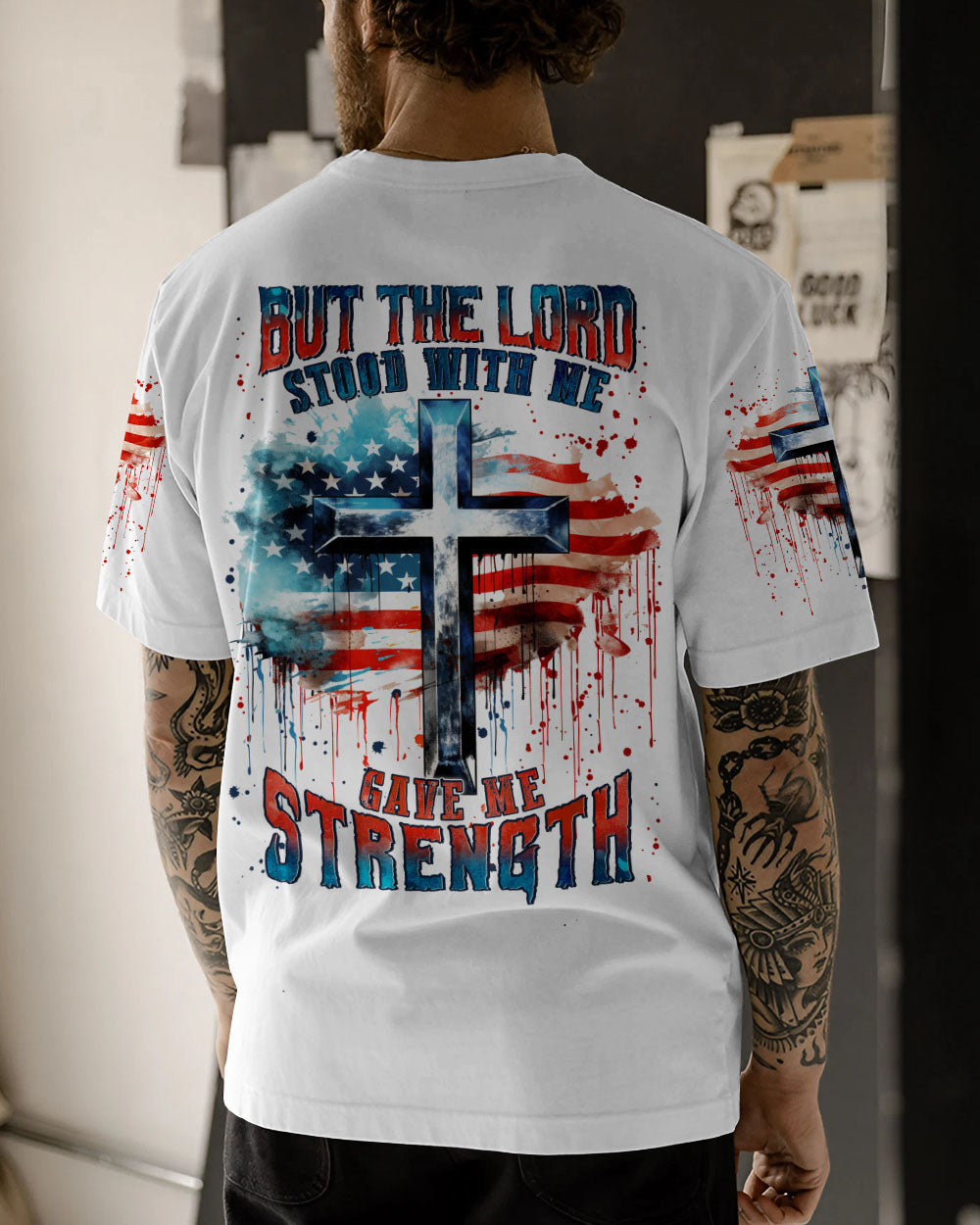 But The Lord Stood With Me Men's All Over Print Shirt - Trunx482147