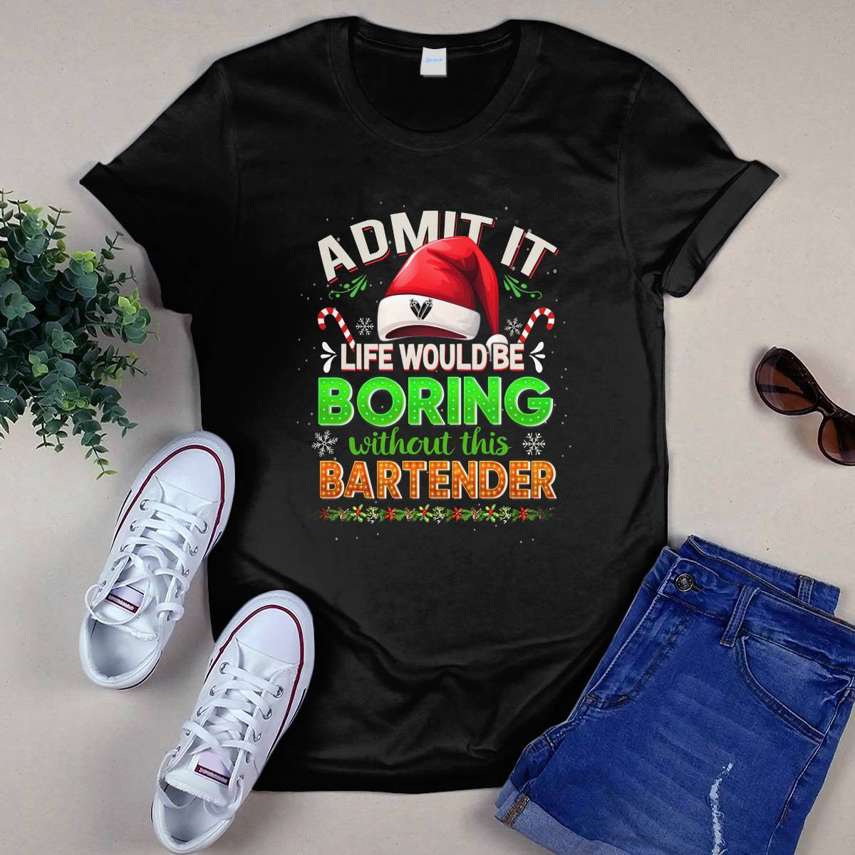 Admit It Life would be Boring Without This Bartender-Hoodie - grunx260804-0071