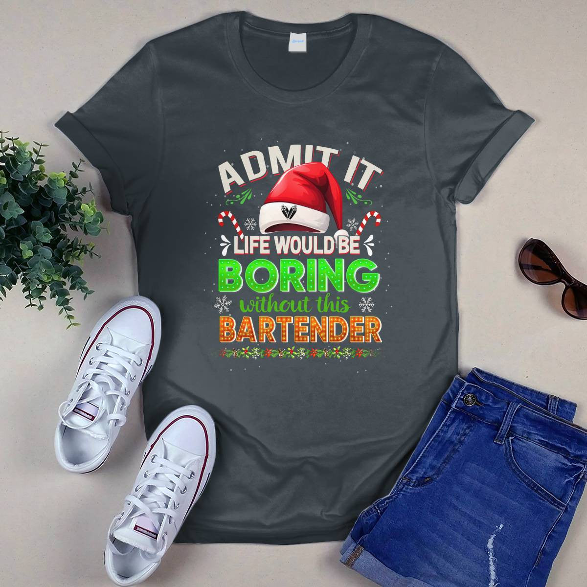 Admit It Life would be Boring Without This Bartender-Hoodie - grunx260804-0071