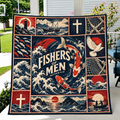 Fishers Of Men Koi Wave Quilt