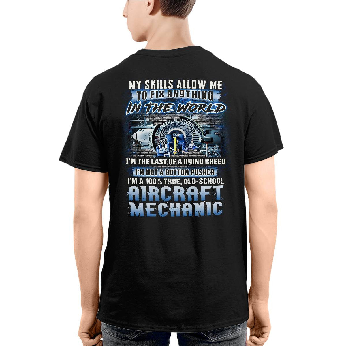 Awesome Aircraft Mechanic-T-shirt - grunx260804-0236