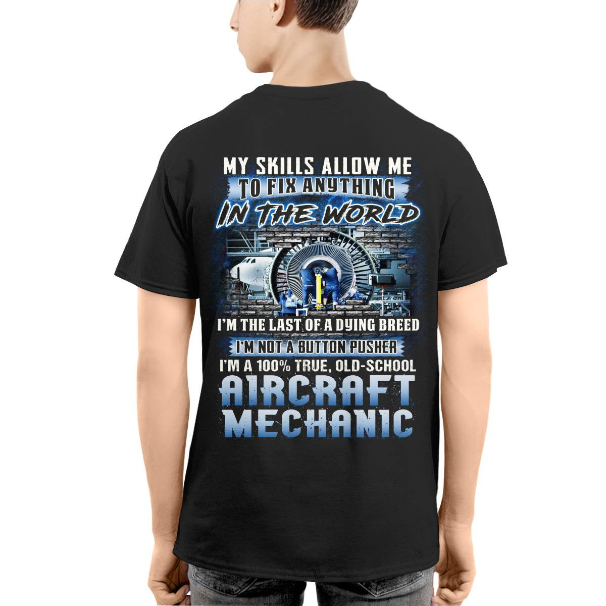 Awesome Aircraft Mechanic-T-shirt - grunx260804-0236
