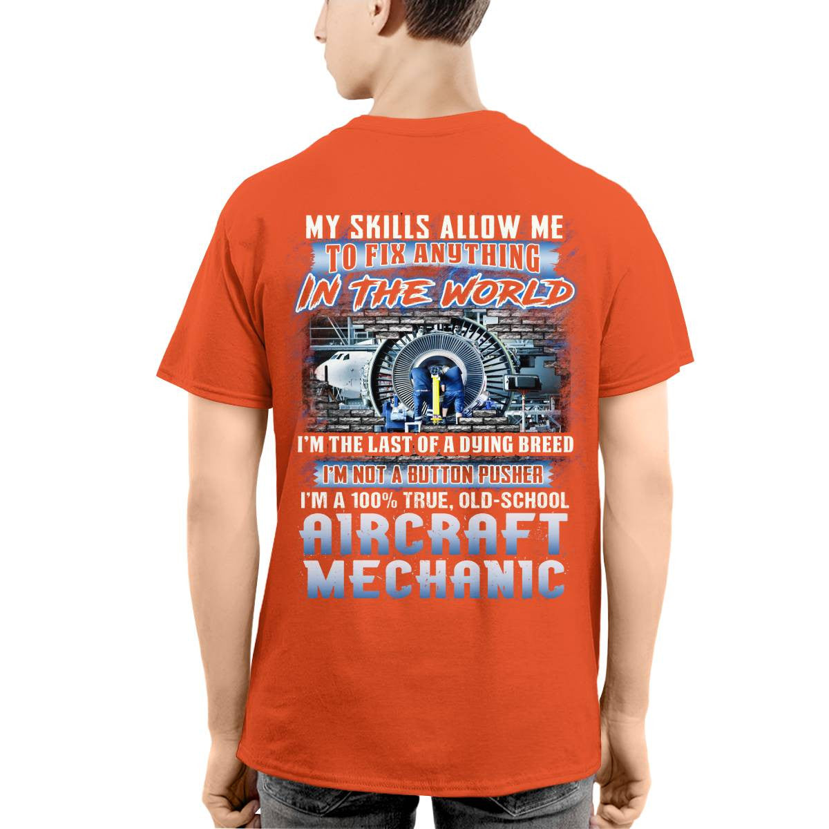 Awesome Aircraft Mechanic-T-shirt - grunx260804-0236