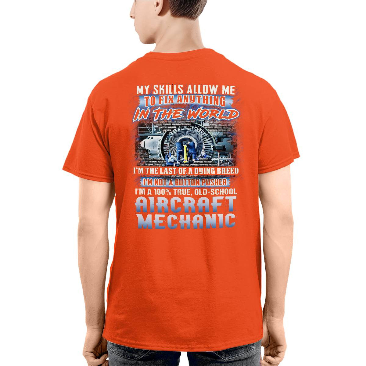 Awesome Aircraft Mechanic-T-shirt - grunx260804-0236