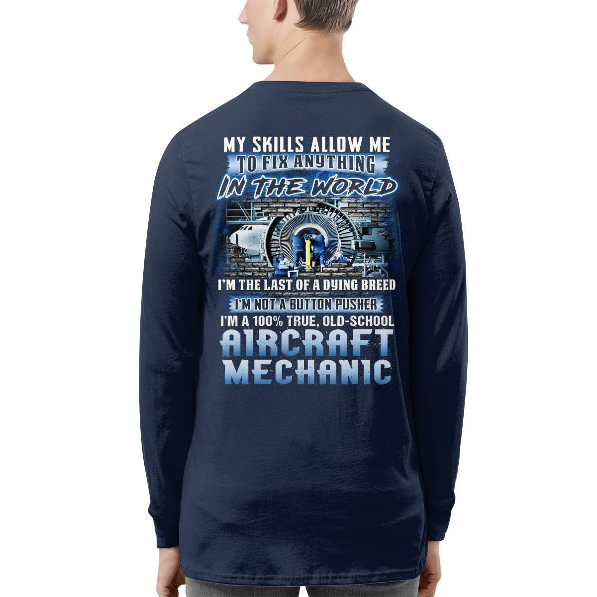 Awesome Aircraft Mechanic-T-shirt - grunx260804-0236