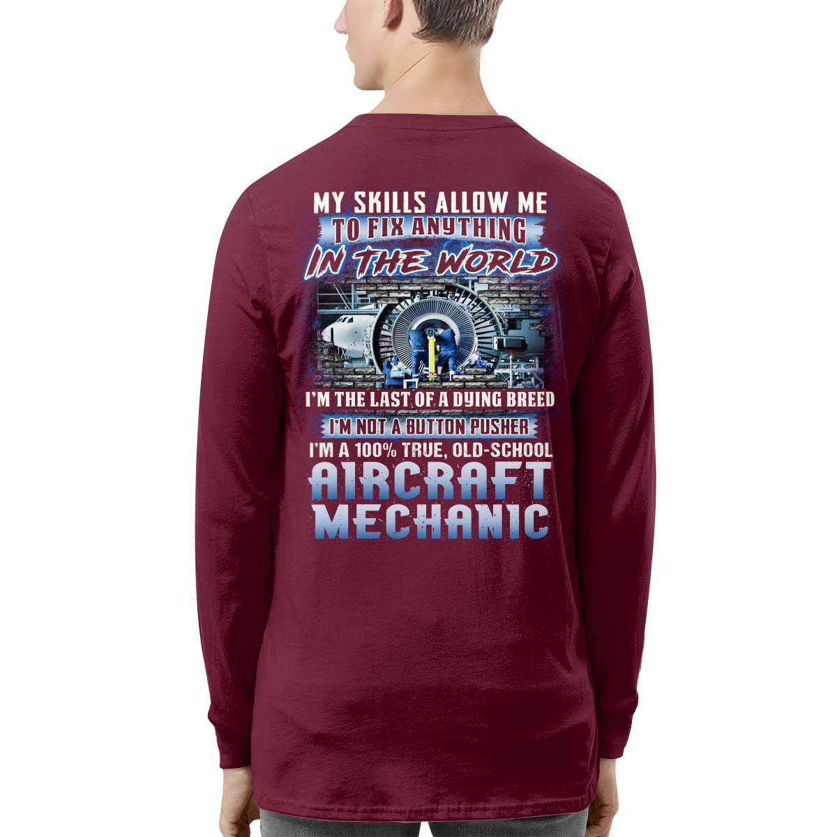 Awesome Aircraft Mechanic-T-shirt - grunx260804-0236