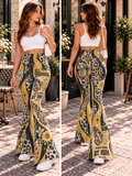 All Things Were Made by Him Butterfly Flare Yoga Pants