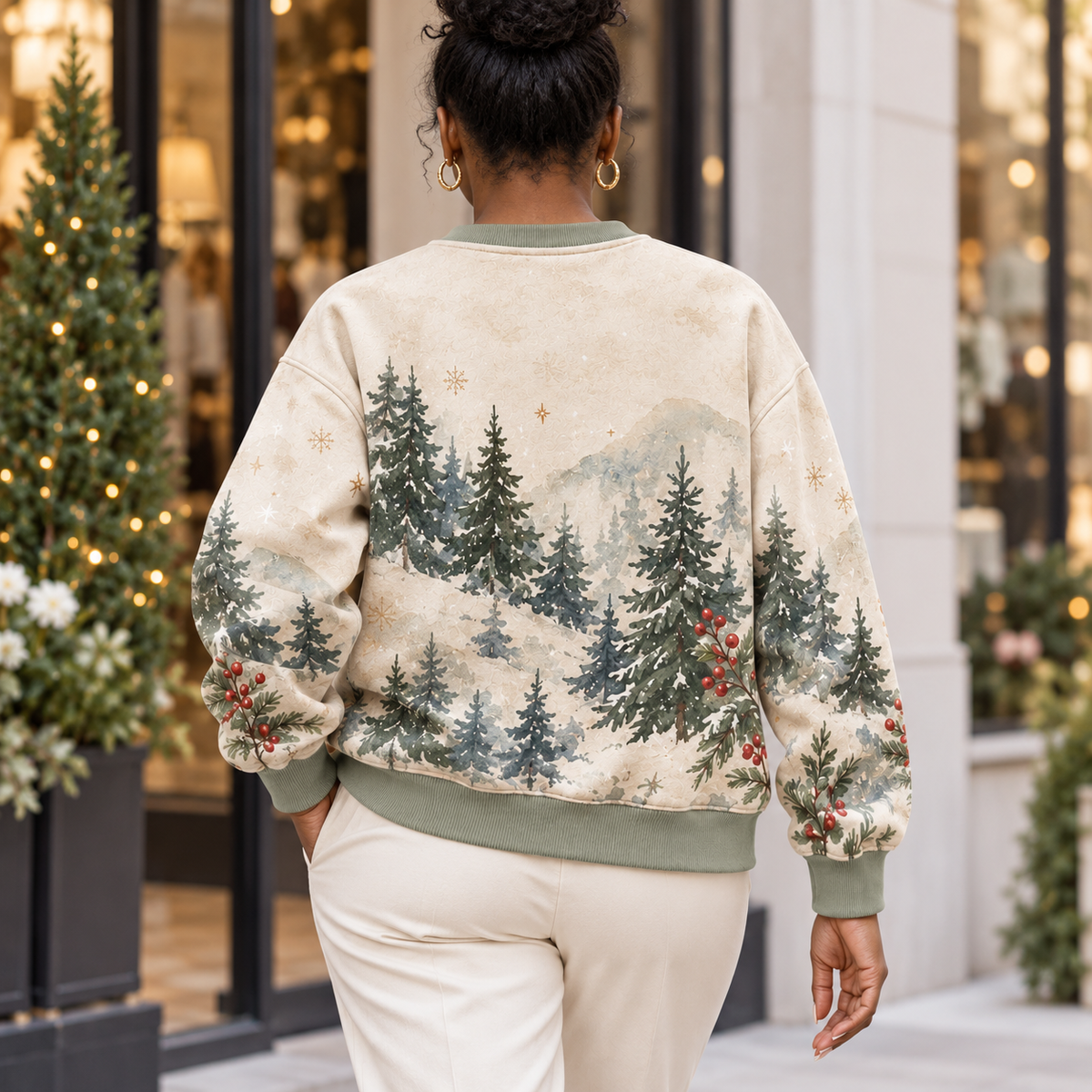 Personalized North Pole Book Club Sweatshirt