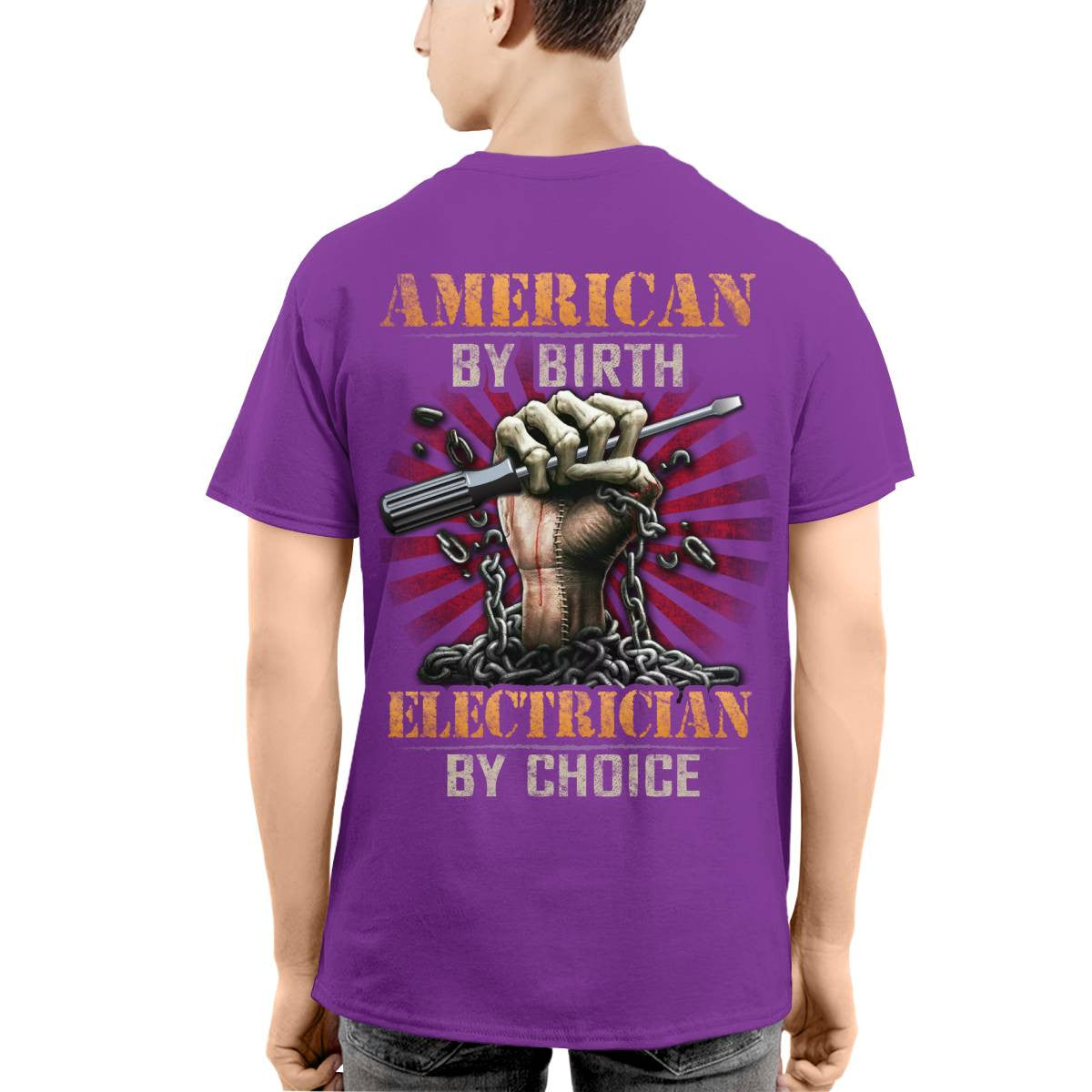 Awesome Electrician-T-shirt - grunx260804-0072