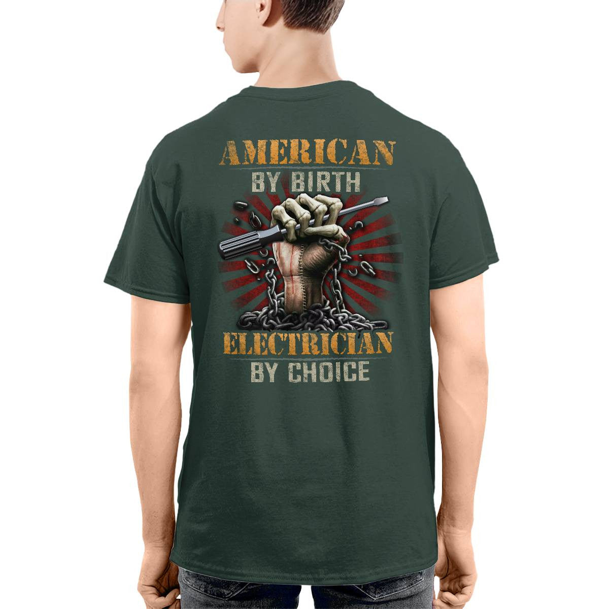 Awesome Electrician-T-shirt - grunx260804-0072