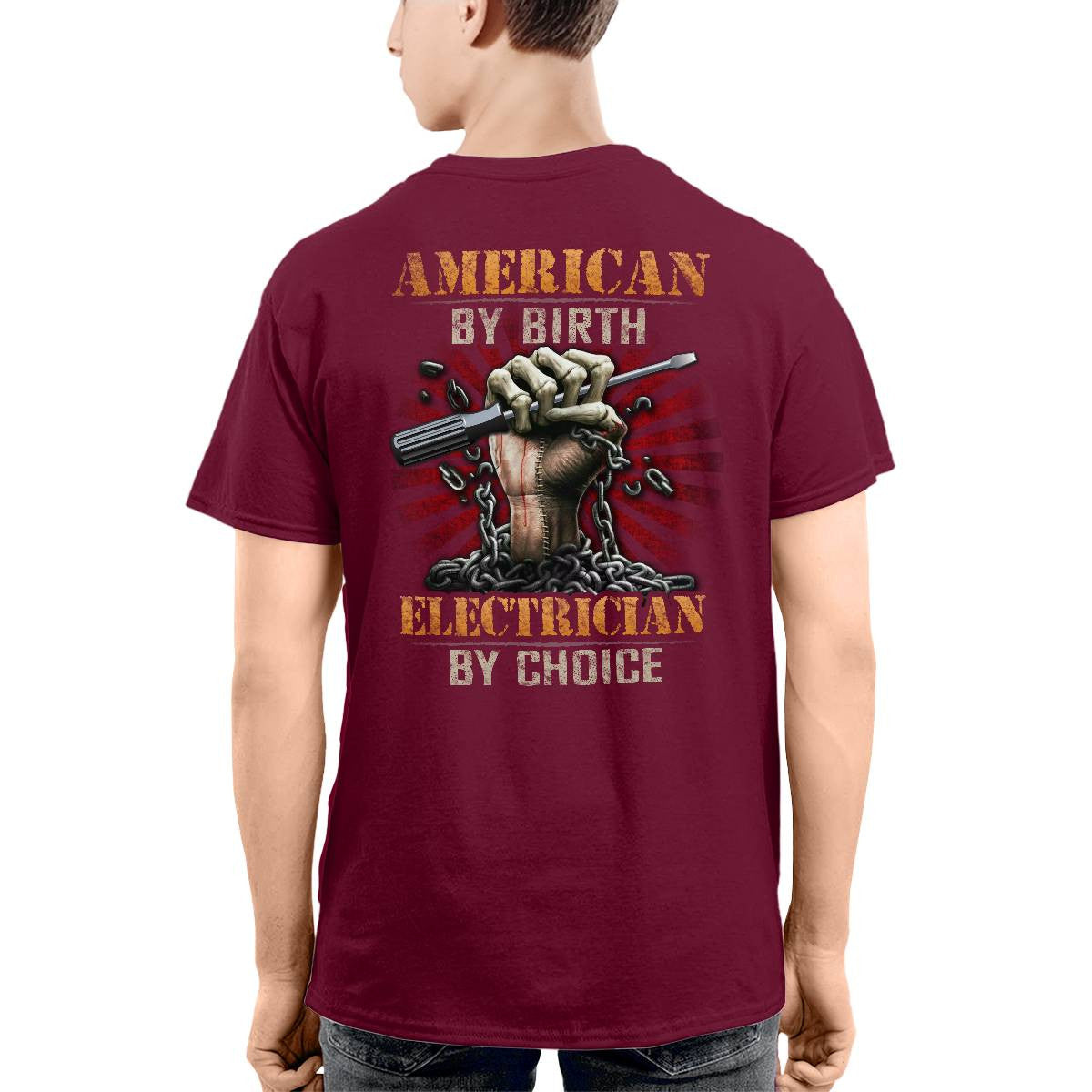 Awesome Electrician-T-shirt - grunx260804-0072