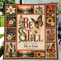 Be Still And Know He Is God Monarch Butterfly Quilt