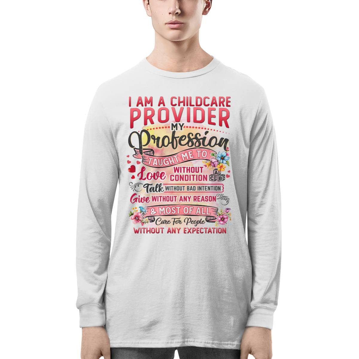 Awesome Childcare Provider-T-shirt-#F190624CONDI6FCHPRZ4