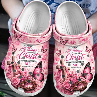 I Can Do All Things Through Christ Clogs Shoes