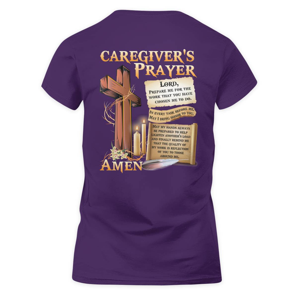Awesome Caregiver's Prayer-Hoodie-#F061124EVTAS1BCAREZ4