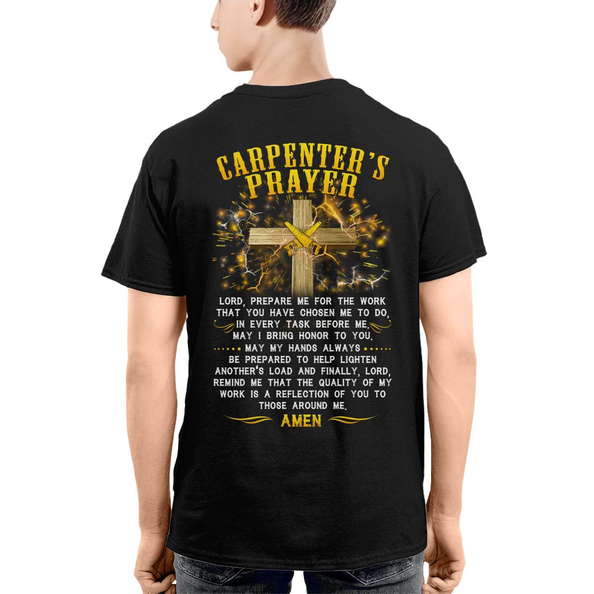 Awesome Carpenter's Prayer-T-shirt-#M220624EVTAS6BCARPZ4