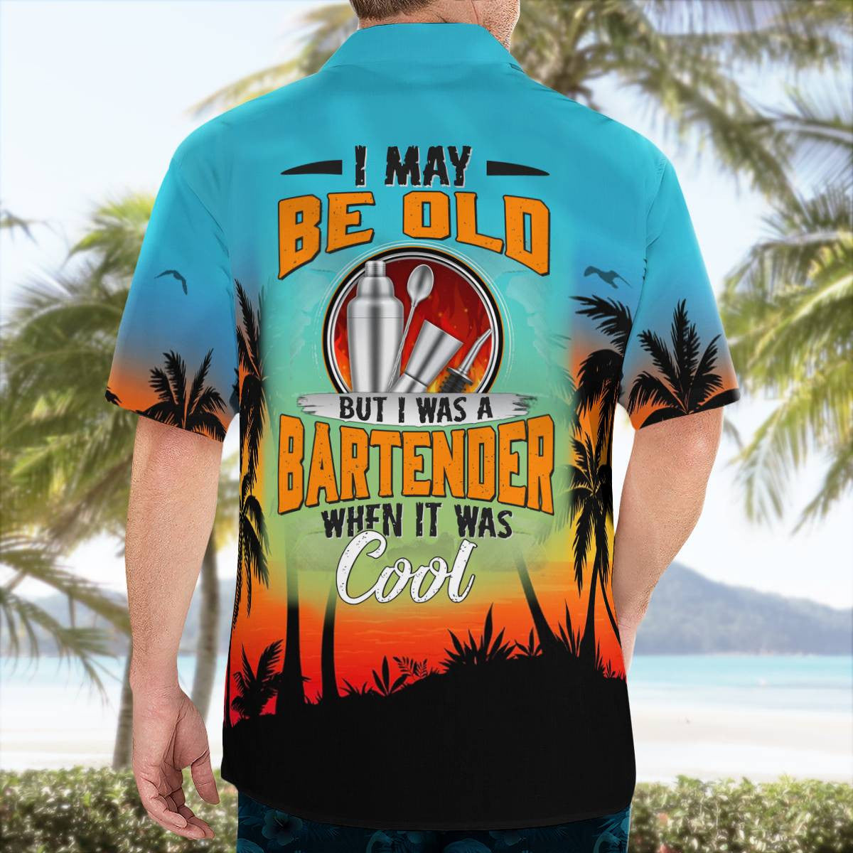 Awesome Bartender-AOP Hawaii Shirt - grunx260804-0239