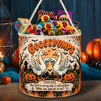 Goosebumps White Geese Halloween Candy Basket