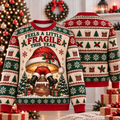 Feels A Little Fragile Santa Ugly Sweater