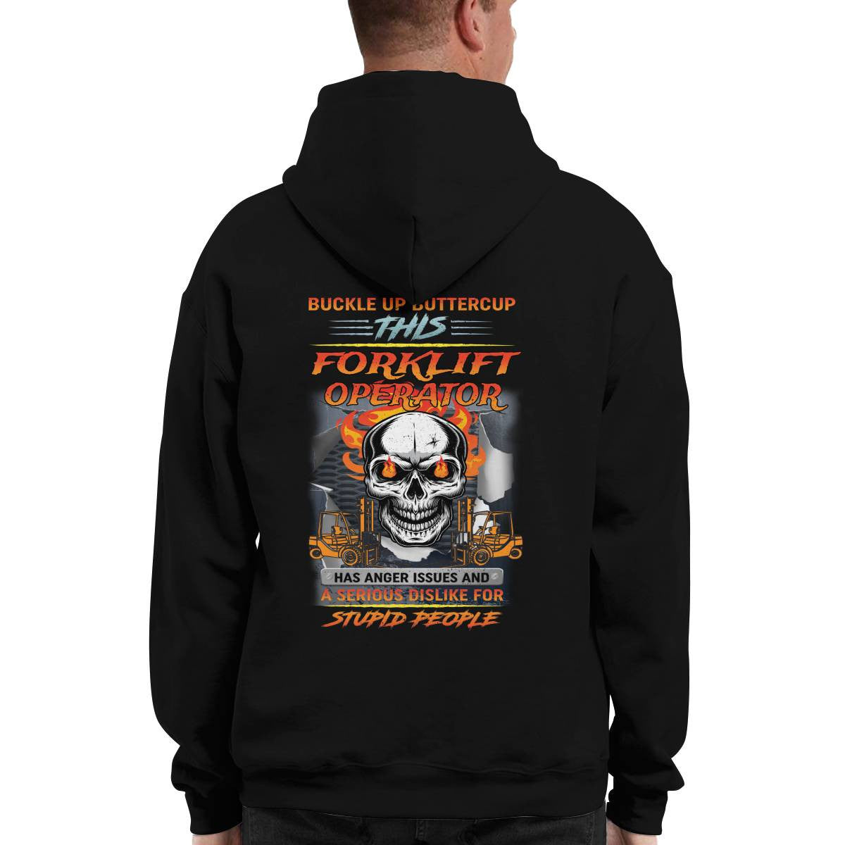 Awesome Forklift Operator-Hoodie - grunx260804-0164