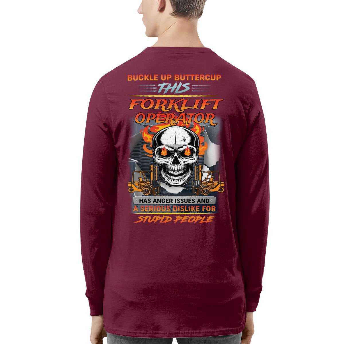 Awesome Forklift Operator-Hoodie - grunx260804-0164