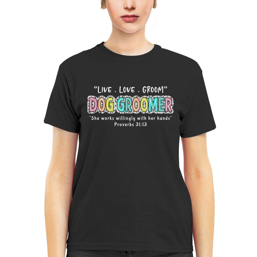 Awesome Dog Groomer-T-shirt - grunx260804-0032