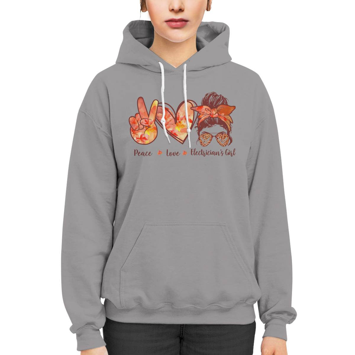 Awesome Electrician's Girl-Hoodie - grunx260804-0064